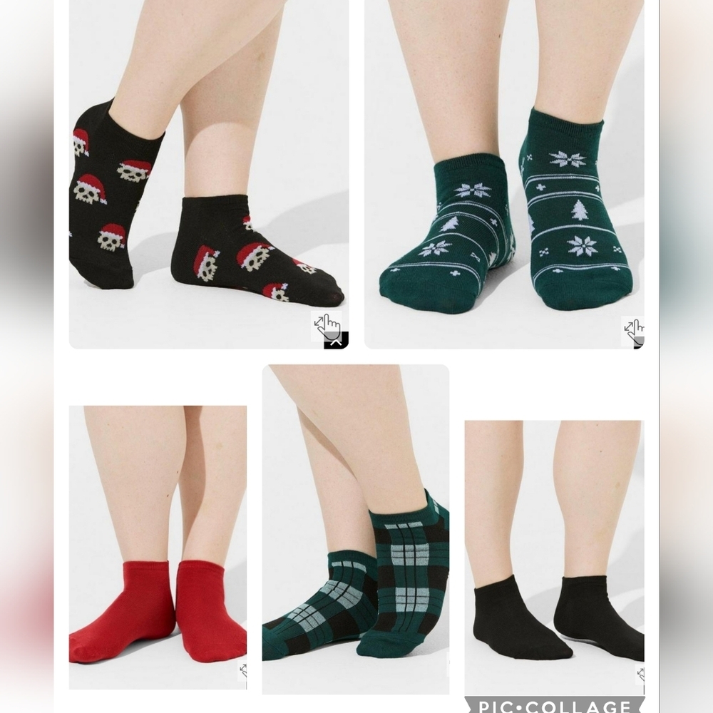 🆕️ 5 PACK TORRID HOLIDAY SOCKS